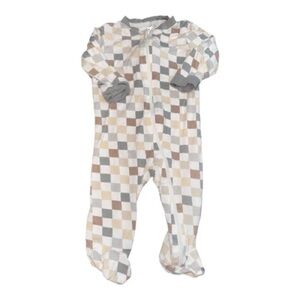 MilkBerry 0-3 Mnths Checkered Kids One Piece